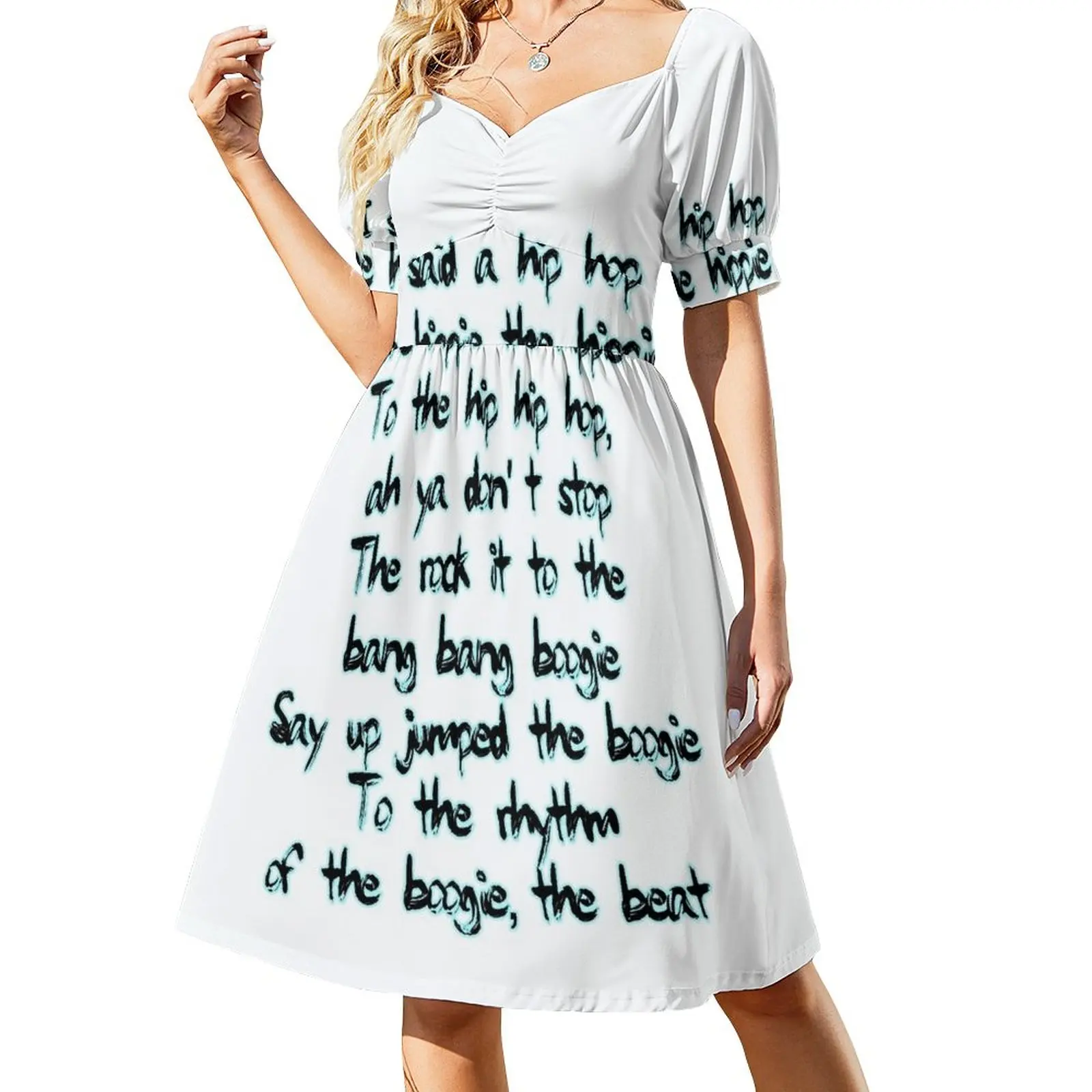 Rapper's Delight Lyrics Dress dresses for woman cute dress