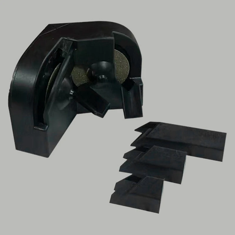 Black Multi-Functional Drill Bit Sharpener Tool With 6 Pcs Grinding Wheels