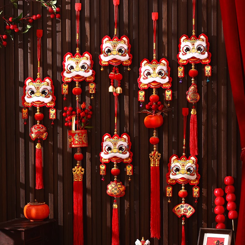 2026 السنة الجديدة الديكور الحصان العام الباب شرابة قلادة مهرجان الربيع الصيني شنقا الديكور Tet شنقا حلية #6