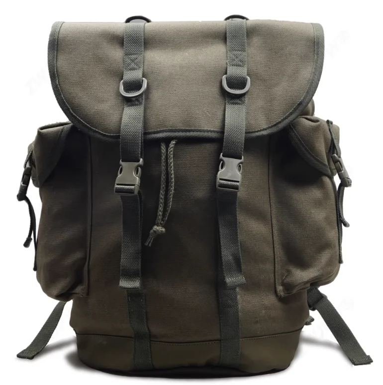 German Mountain Backpack Canvas Bag Outdoor Green 35L Replica