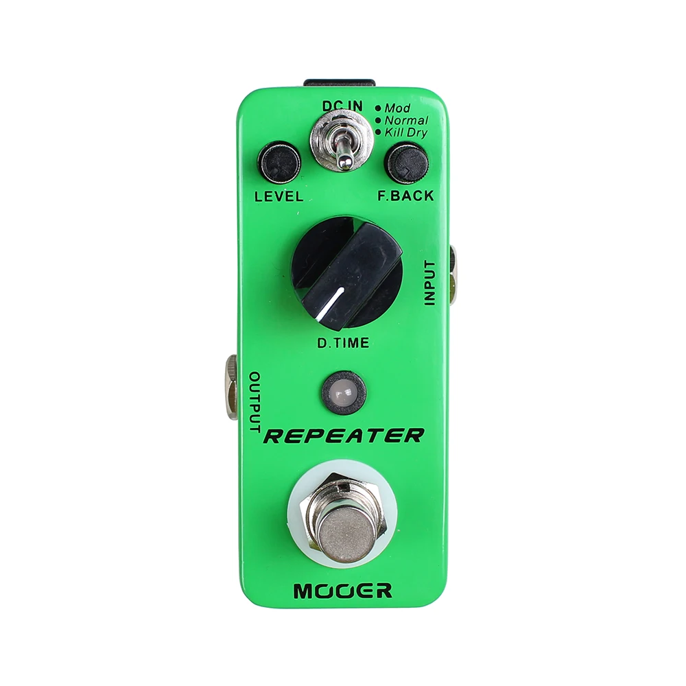 

MOOER MDL1 Repeater Guitar Digital Delay Effect Pedal 3 Working Modes Mod/Normal/Kill Dry Effect Pedal Guitar Parts Accessories