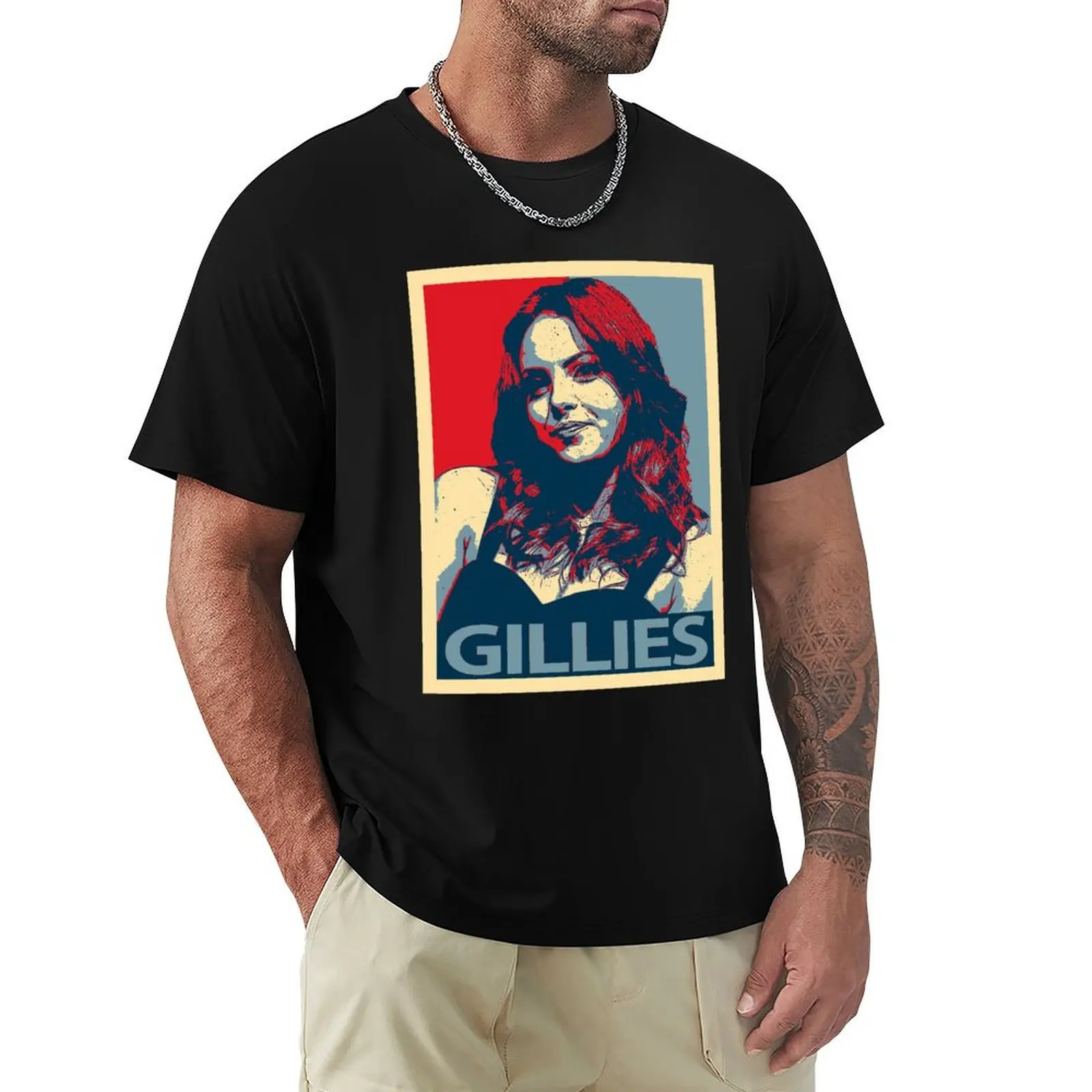 

Liz Gillies T-Shirt baggy shirts animal prinfor boys cotton t shirt men