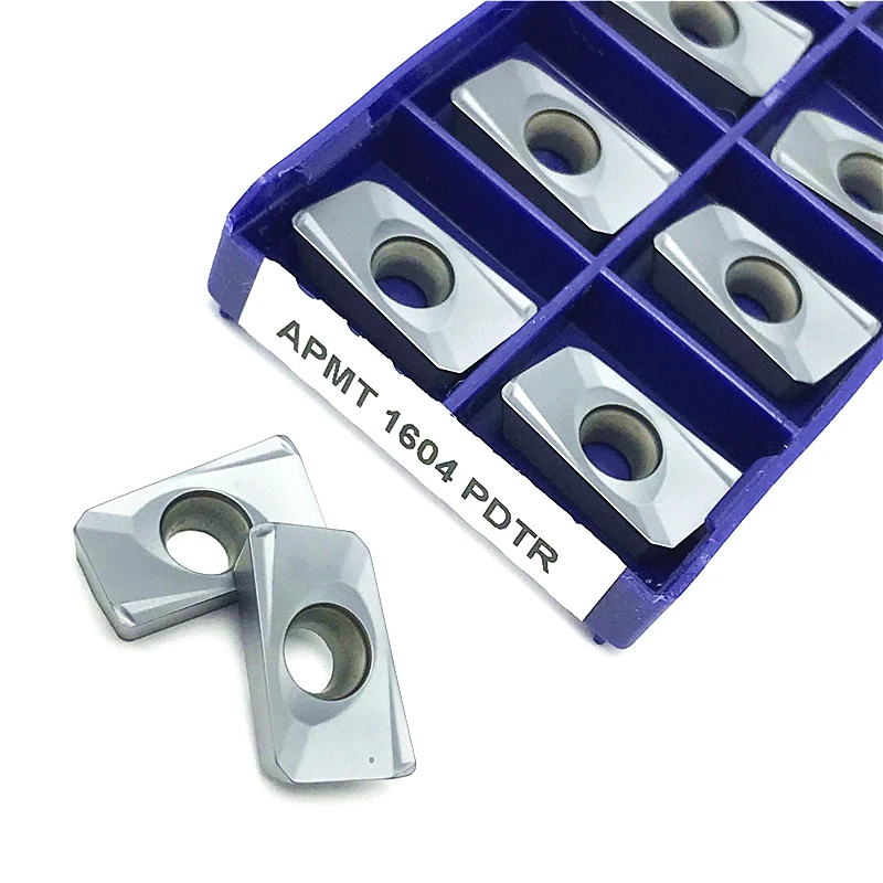 APKT1604 PDTR LT30 Xay Miếng Tiện Dụng Cụ Chất Lượng Cao PVD Xay Cắt Thép Hợp Kim Cứng Chế Biến Biến Lắp