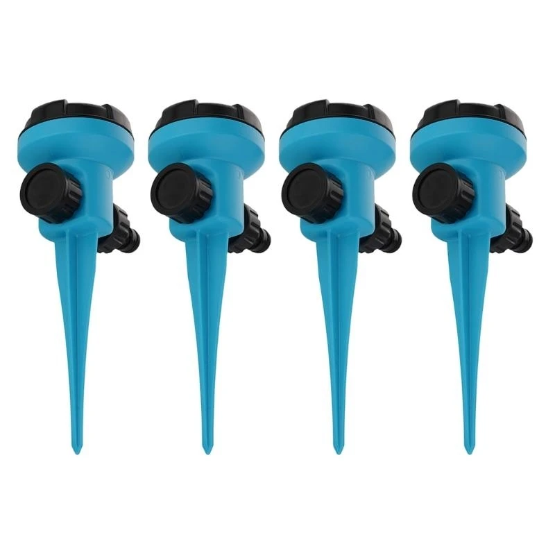 

4pcs Garden Sprinkler 360 ° Вертация ирригационная система водопада газон сельского хозяйства