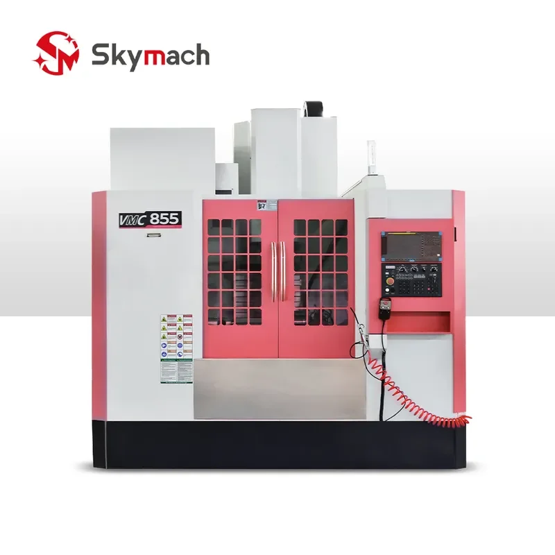 5 Axis CNC Vertical Machining Center VMC855 Milling Machine BT40 Spindle Single Axis New with for Fanuc GSK Controller
