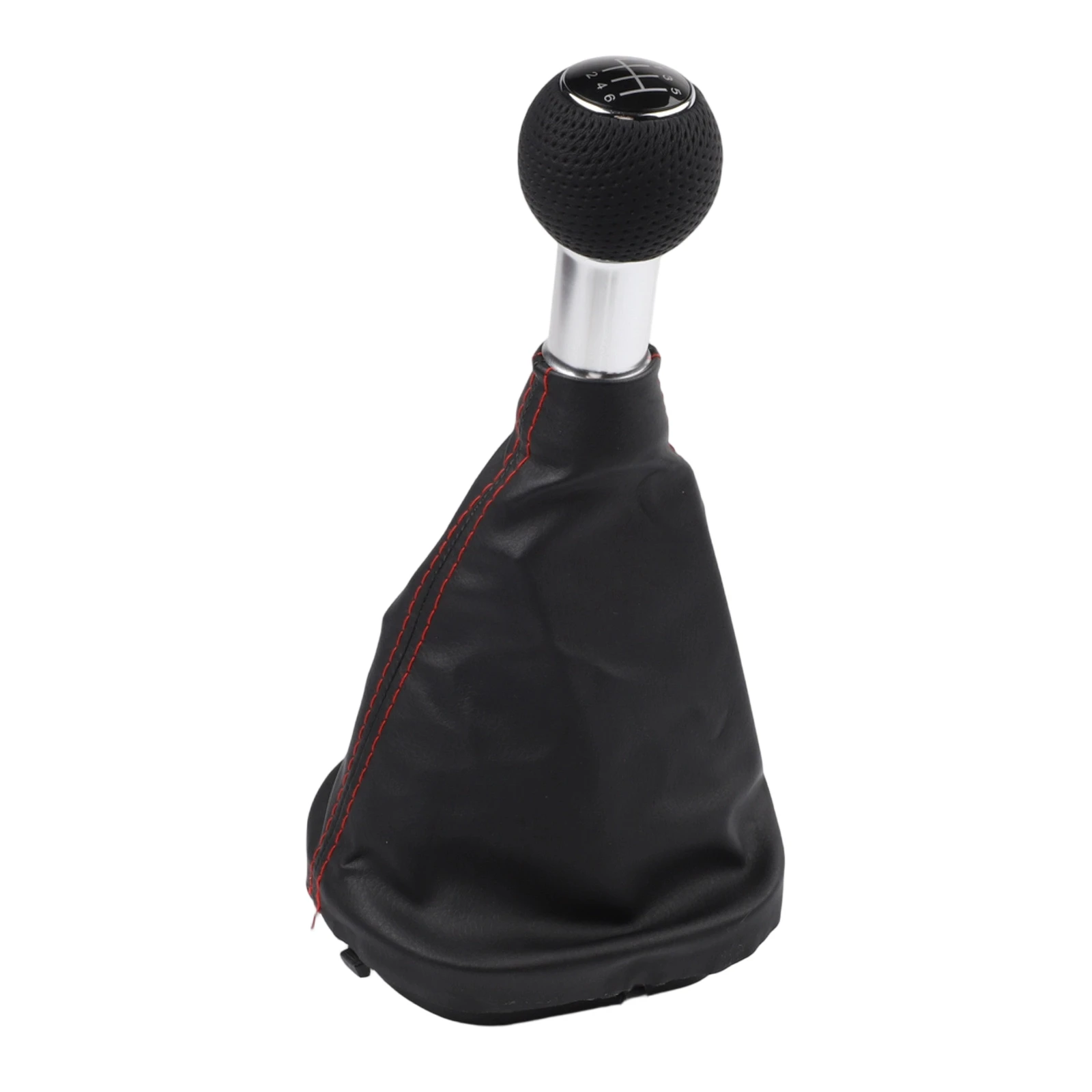 Car Modification Black for Red Stitching Car Gear Shift Accessories Red Stitching Brand New Condition Easy Installation Process