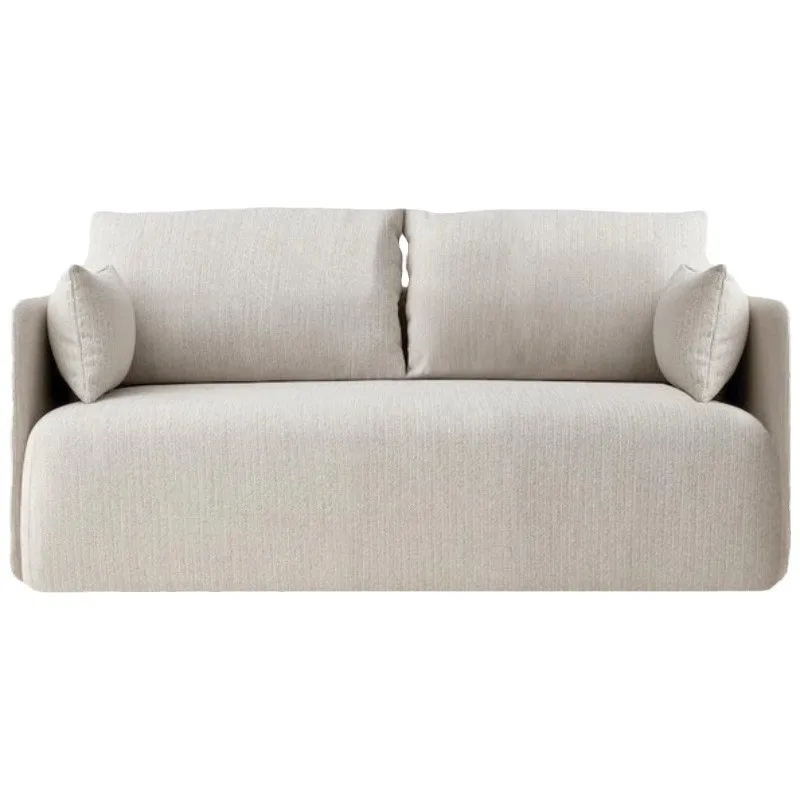 Modern fabric sofa, Italian simple small apartment living room, three-seater Nordic silence