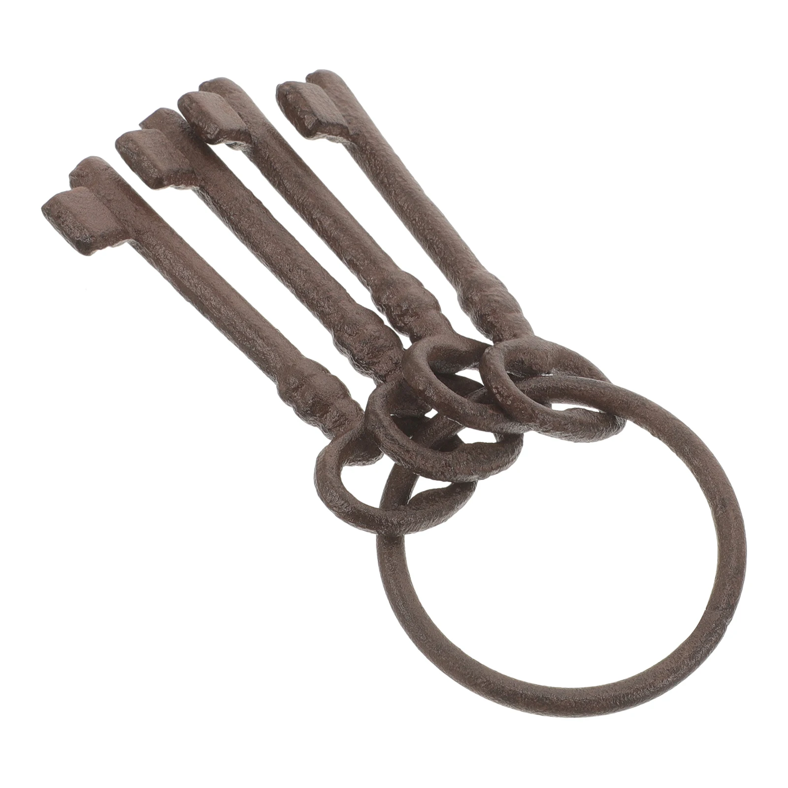 

Cast Iron Key Ring Home Ornaments Retro Wall Decor Garden Vintage Cast Iron Key Pendant Hanging Keys Holder Rings