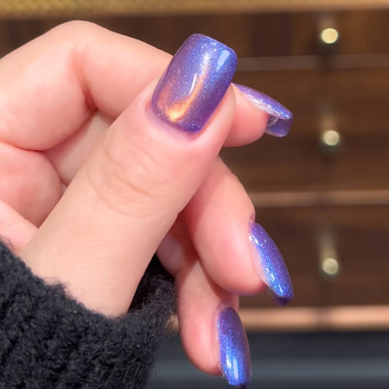 MIANEL 2026 New Orion Nebula Cat Eye Nail Gel, Unique Dynamic Dual Flash Crystal Cat Eye UV Nail Polish Gel