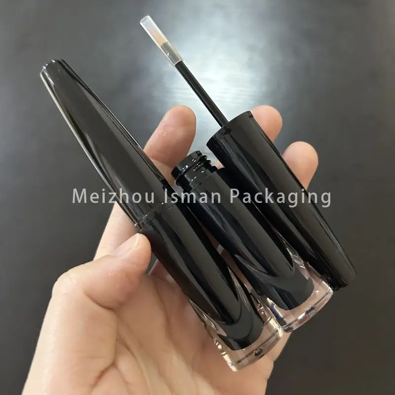 

50Pcs 3ml black eyeliner container luxury mascara cosmetic packaging eyelash bottle tube with brush