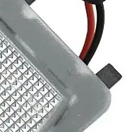 For Volvo S60 S80 V70 XC70 XC90 Canbus Error free White SMD Led Under Side Mirror Puddle Light Module for Land Rover LR2 LR3