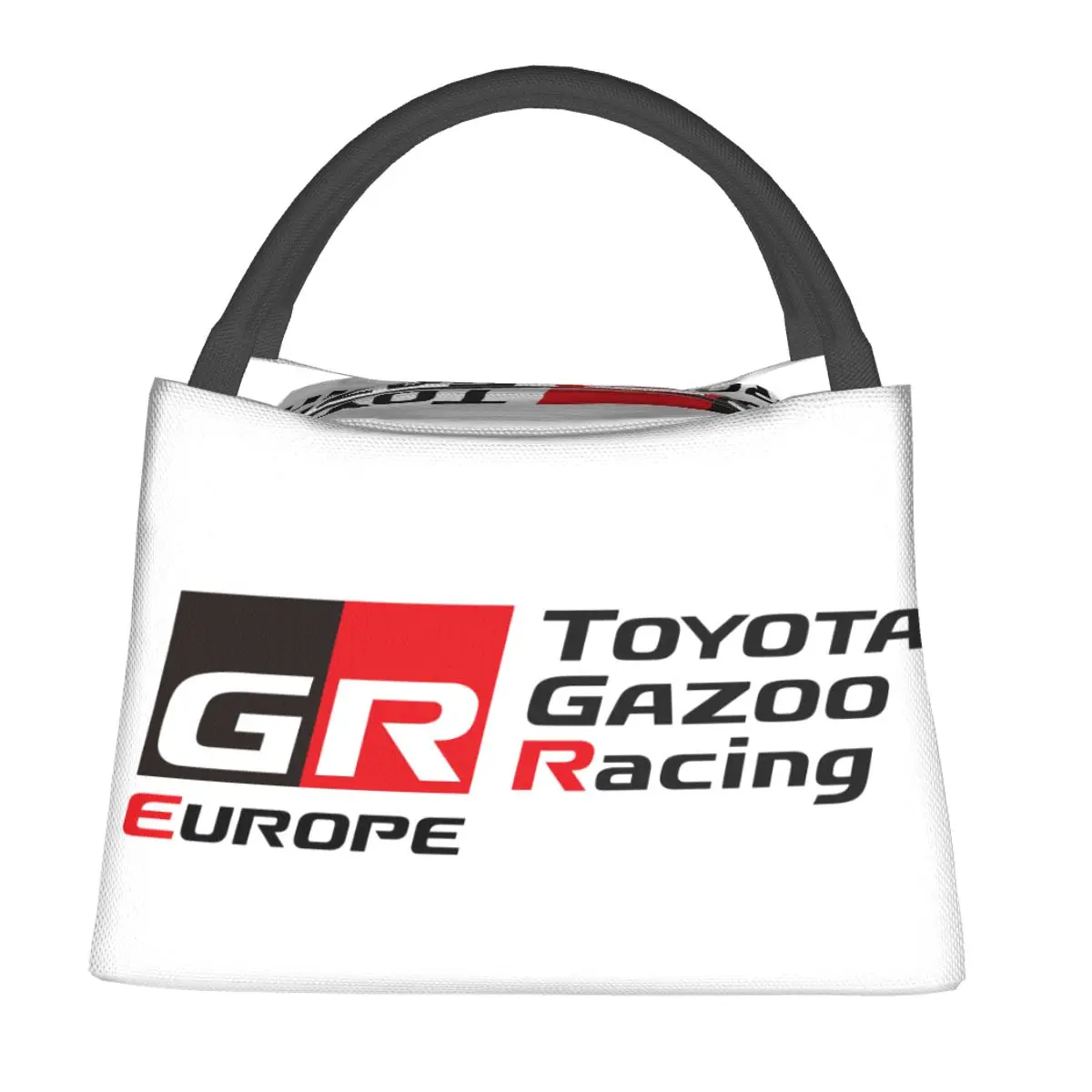 GR Logo Gazoo Racing GR Sport Lunch Bags isolato Bento Box Lunch Tote Picnic Bags borsa termica più fresca per donna bambini lavoro