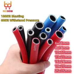 6x11mm 8x14mm 6mm 8mm id High pressure oxygen tube acetylene pipe Industrial super air hose belt Welding hose gas cutting pipe