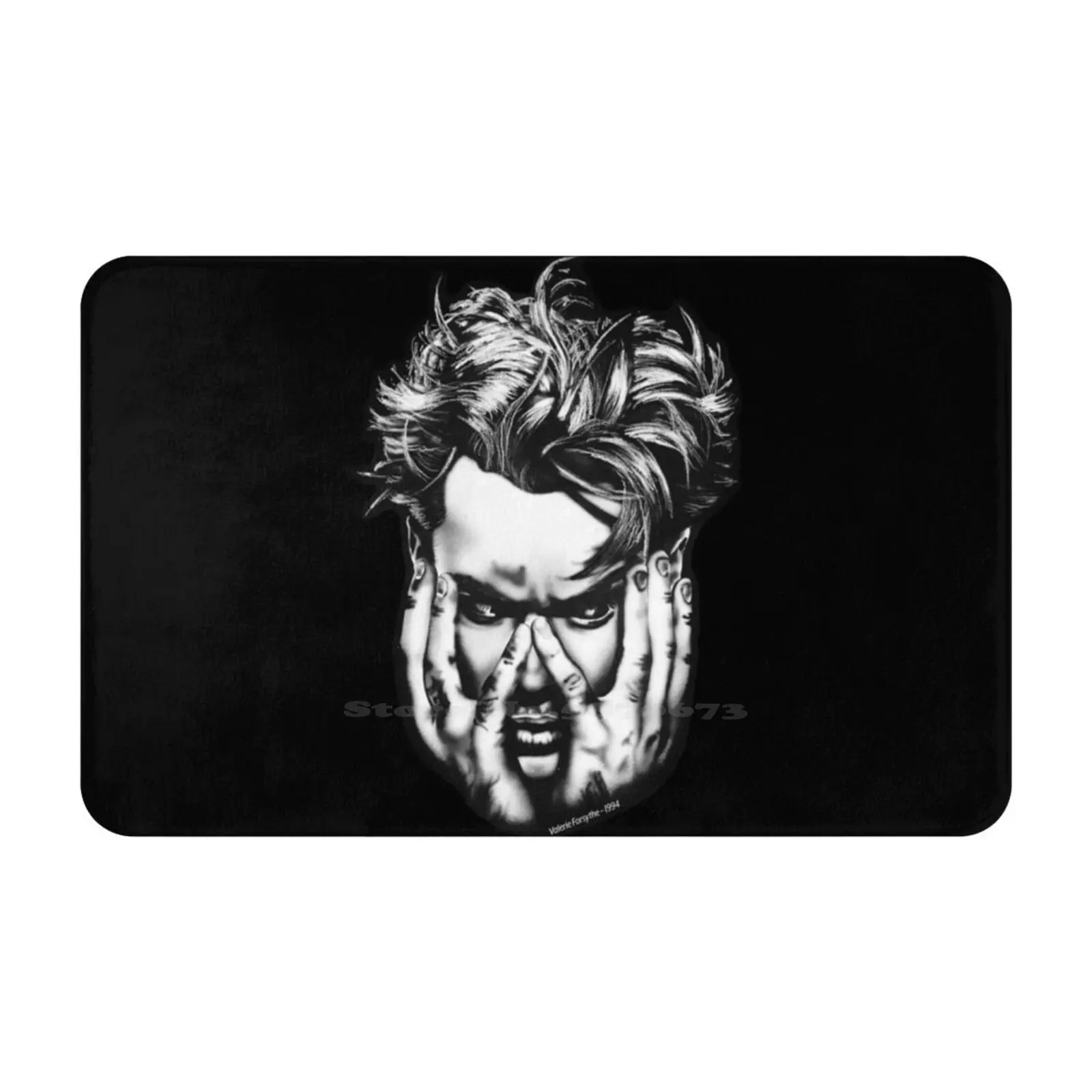 River Phoenix-Airbrush Art Soft Cushion Car Home Carpet Door Mat River Phoenix Heartthrob Famous Actors Portrait Fan Art