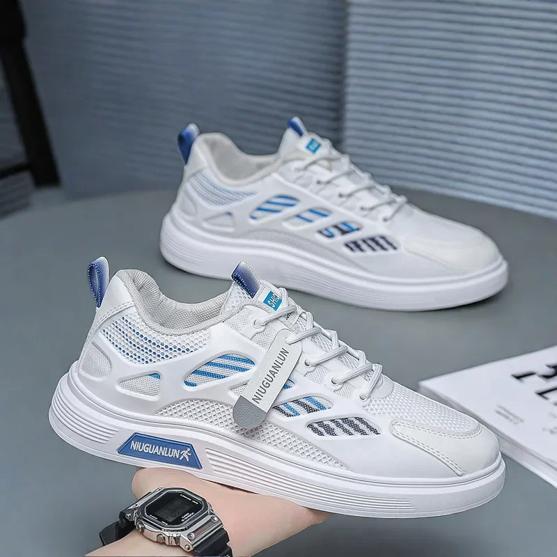 Casual Sports Shoes Gray Luxury Designer Brand Shoes Tide Breathable Original Brand Tennis Mens Designer Sneakers Buty Tennis