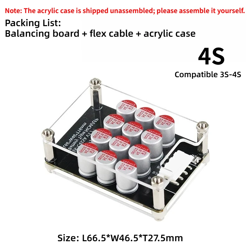 1pcs 5A 4S  Active Equalizer Balancer 5S 6S BMS Cells Balancer Lifepo4 Lipo LTO Battery Energy Capacitor Lithium Pack view 2