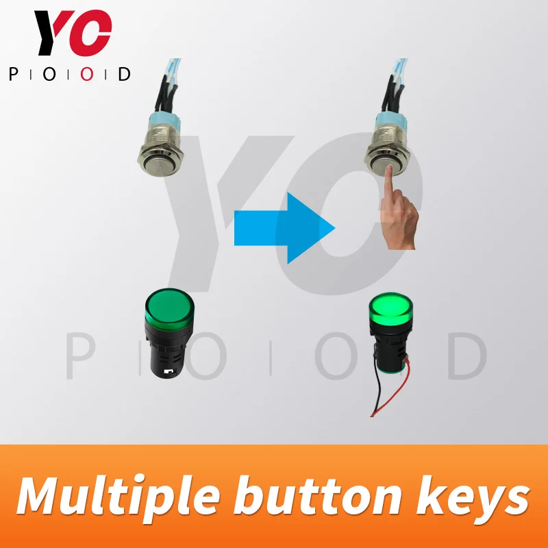 Escape room puzzle button multiple button keys input correct sequence of metal button to open maglock escape room mechanism