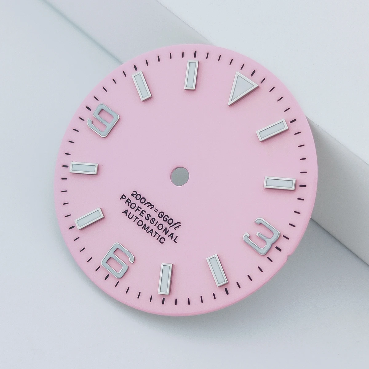 CORGEUT 28.6mm Pink watch dial luminous fit NH35 NH36 ETA2824 2836 Miyota8215 DG2813 3804 movement