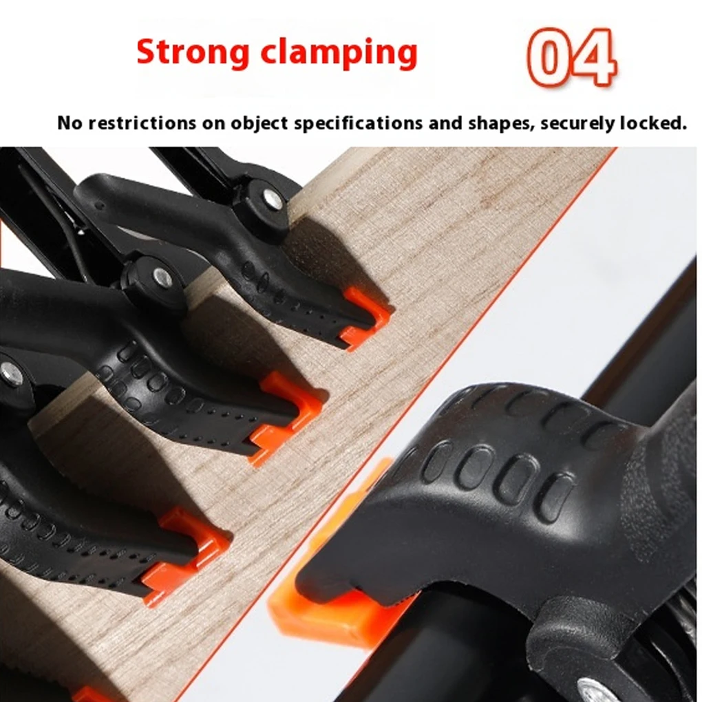 

20pcs 4inch Adjustable Plastic Spring Clamps for Woodworking Tools Wood Working Tools Carpentry Clamps Ferramentas Outils
