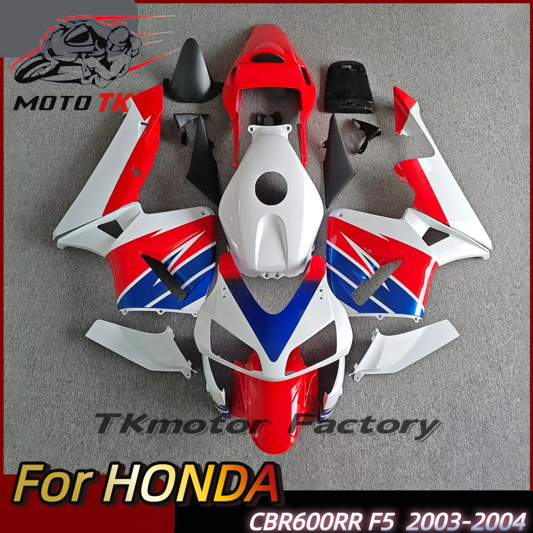 Motorcycle Fairing Kit For Honda CBR600RR F5 2003 2004 Plastic Fairings Set CBR 600RR CBR 600 03 04 Flame Sticker Bodyframe