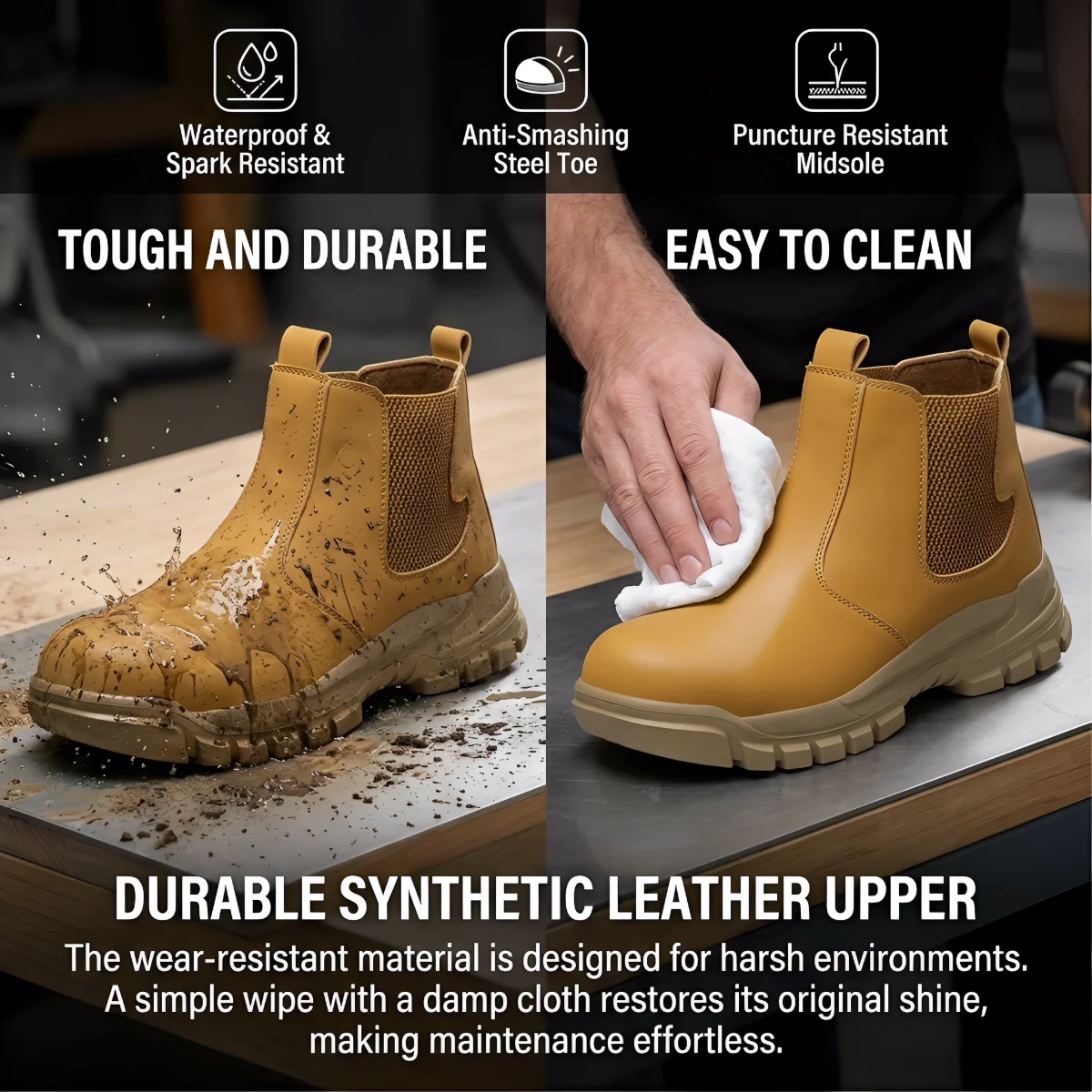 Thumbnail 4 - #42 Latest Steel Toe Boots Offers