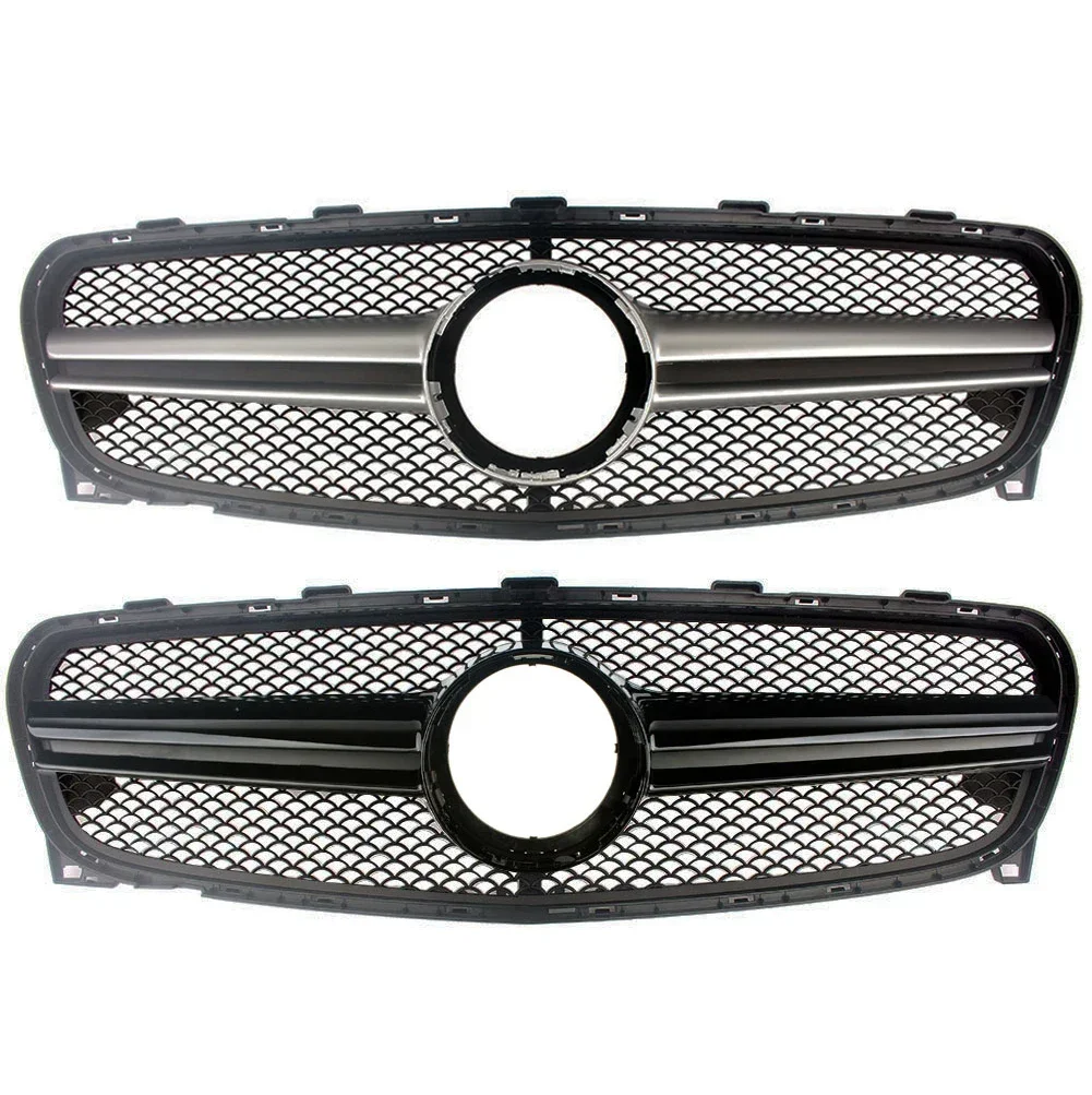 

New Panamerica GTR Front Vertical Bar Hood Grille For Mercedes Benz GLA X156 GLA180 GLA200 GLA250 2014 - 2019