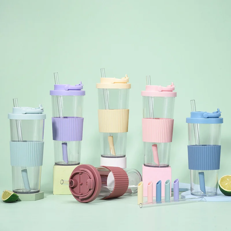 

Бутылка для воды на 30 унций, соломенные чашки из тритана для жемчуга с поясным рукавом, чашка для чая с молоком, портативная ручка, выдвижная посуда для напитков, не содержит BPA