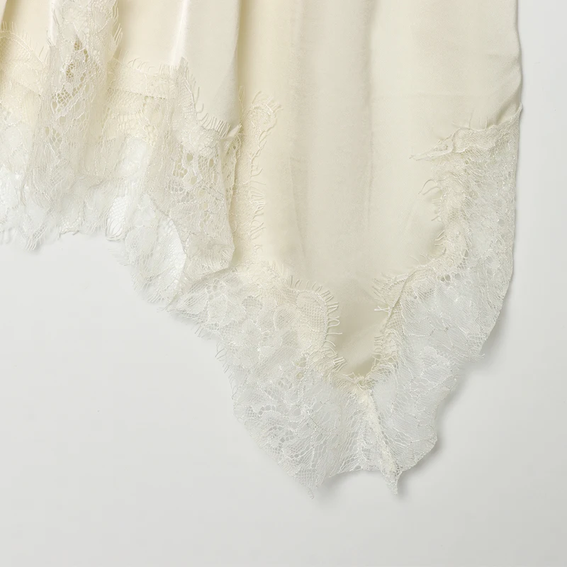 MUJER Plissiertes Spitzen-Camisole-Top für Damen Sommer 2026 – Sexy rückenfreies Top mit Trägern im Street-Style für den Abgang ins Ausgehen – Detail 13