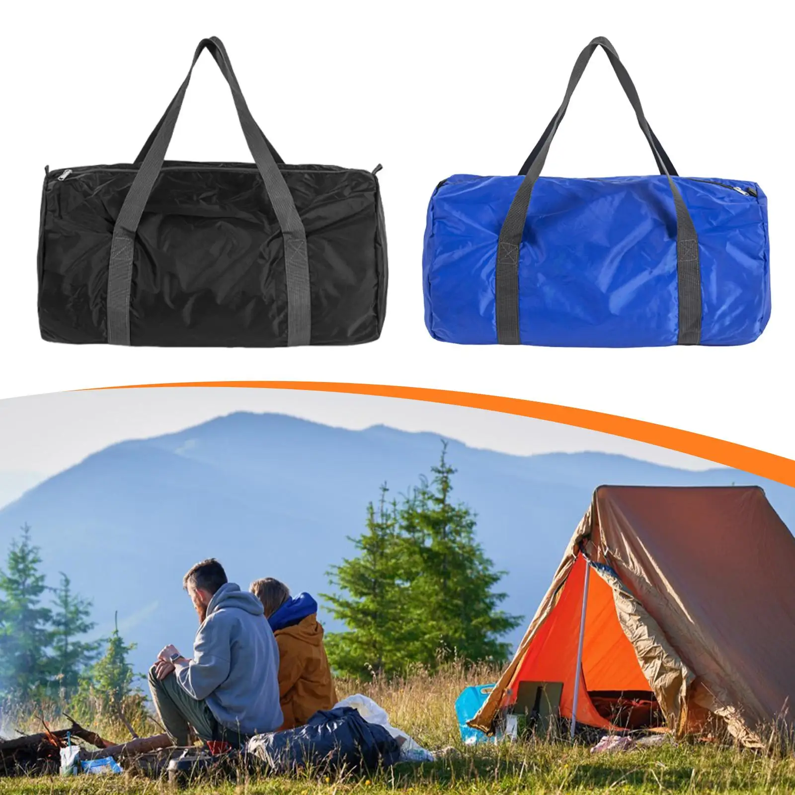

Spacious Gym Duffel Bag Portable Weekender Overnight Folding Bag Sports Tote for Yoga Fitness Workouts
