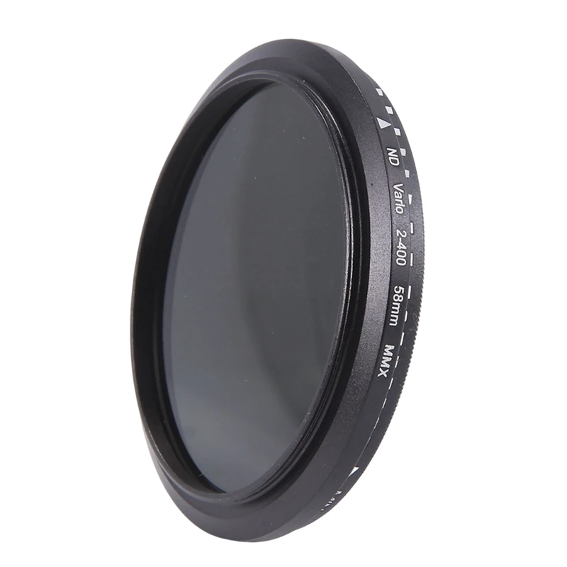 ND2-400 Variable ND Filter 58Mm Optical Neutral Density Filter For Universal Camera