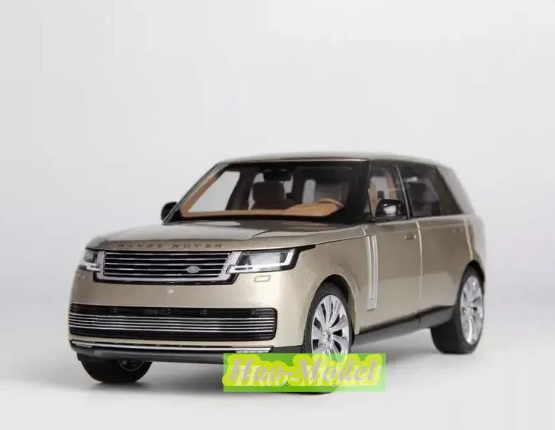 LCD 1:18 สําหรับLAND ROVER SV2022 ล้อแม็กDiecastรุ่นของเล่นเด็กของขวัญวันเกิดงานอดิเรกจอแสดงผลคอลเลกชันเครื่องประดับทอง/เงิน