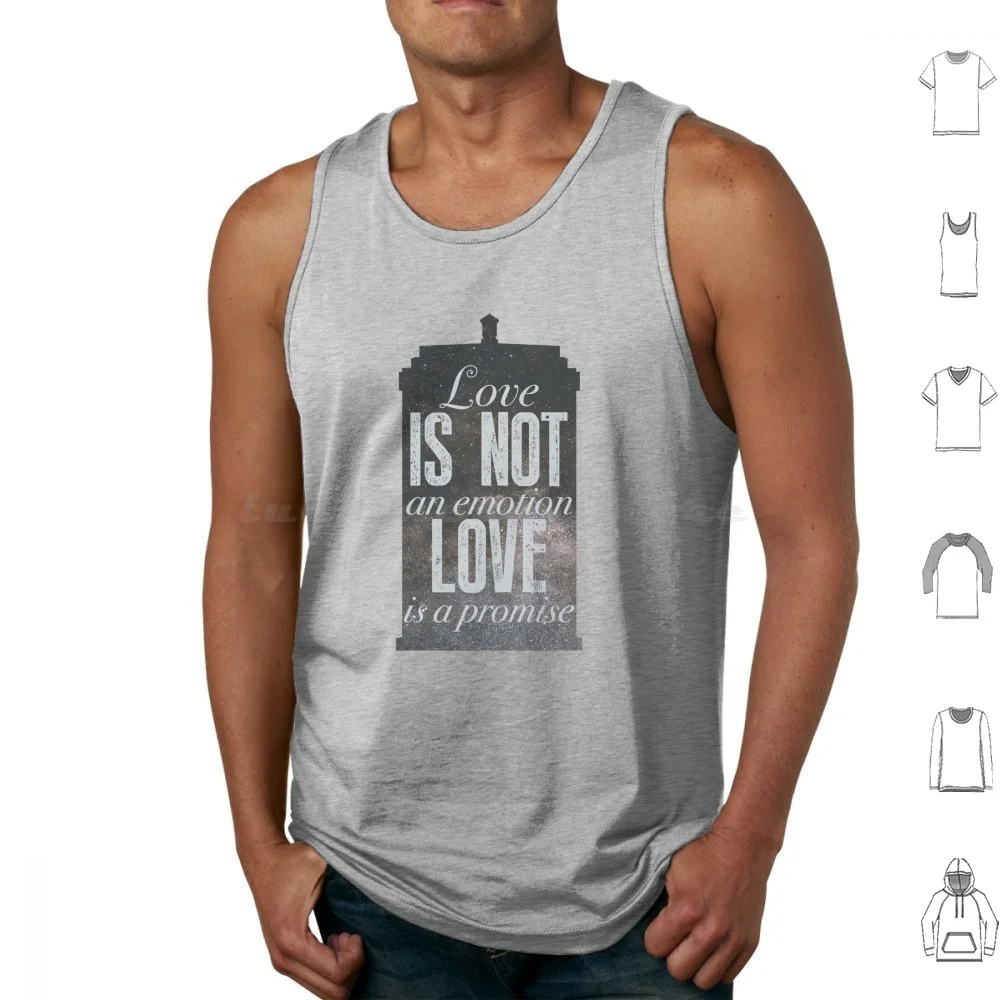 Love Is A Promise Tank Tops Vest Sleeveless Dw Whovian The Who Quote Quotes Inspiration Motivation Love Romance Sweet