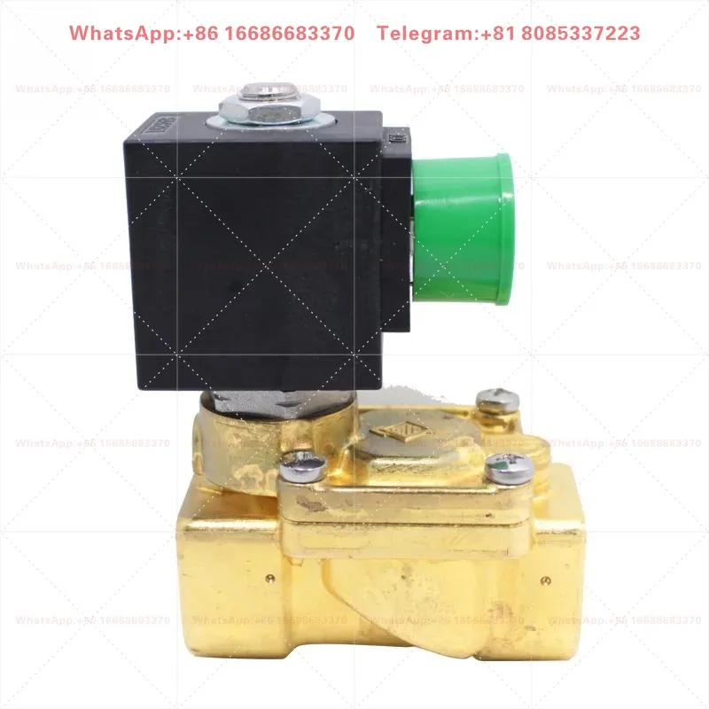 21WA3Z0V130 21WA4Z0V130 Brass 2-Position Normally Open Pilot Solenoid Valve G3/8 G1/2 Air Compressor Fittings