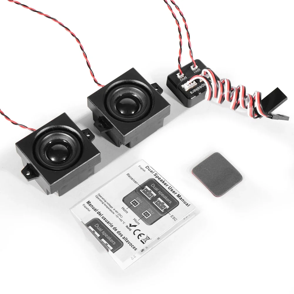 2026 New RC Diesel Engine Sound Module With 2W Speaker For Remote Control Trucks Excavators Simulation 3.6V-8V Sound Module
