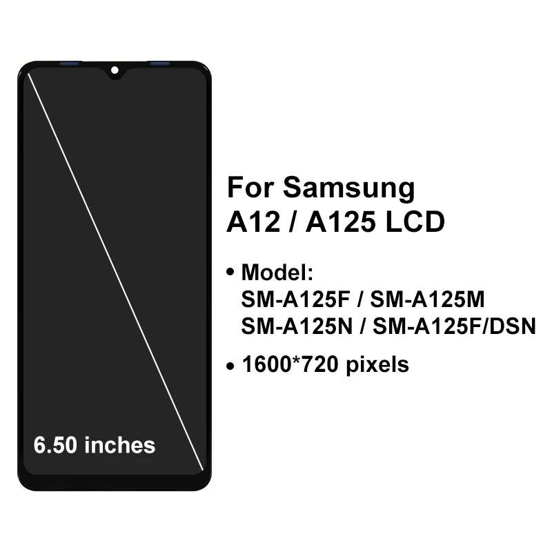 Samsung Galaxy A12 LCD Display Touch Screen Digitizer
