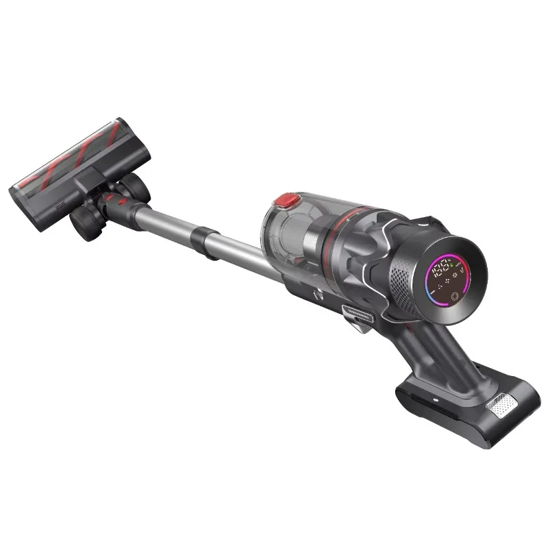 600W Powerful Brushless Motor Wiping Function Cordless Handheld Stick Vacuum Cleaner Light Emitting Diode Smart Display
