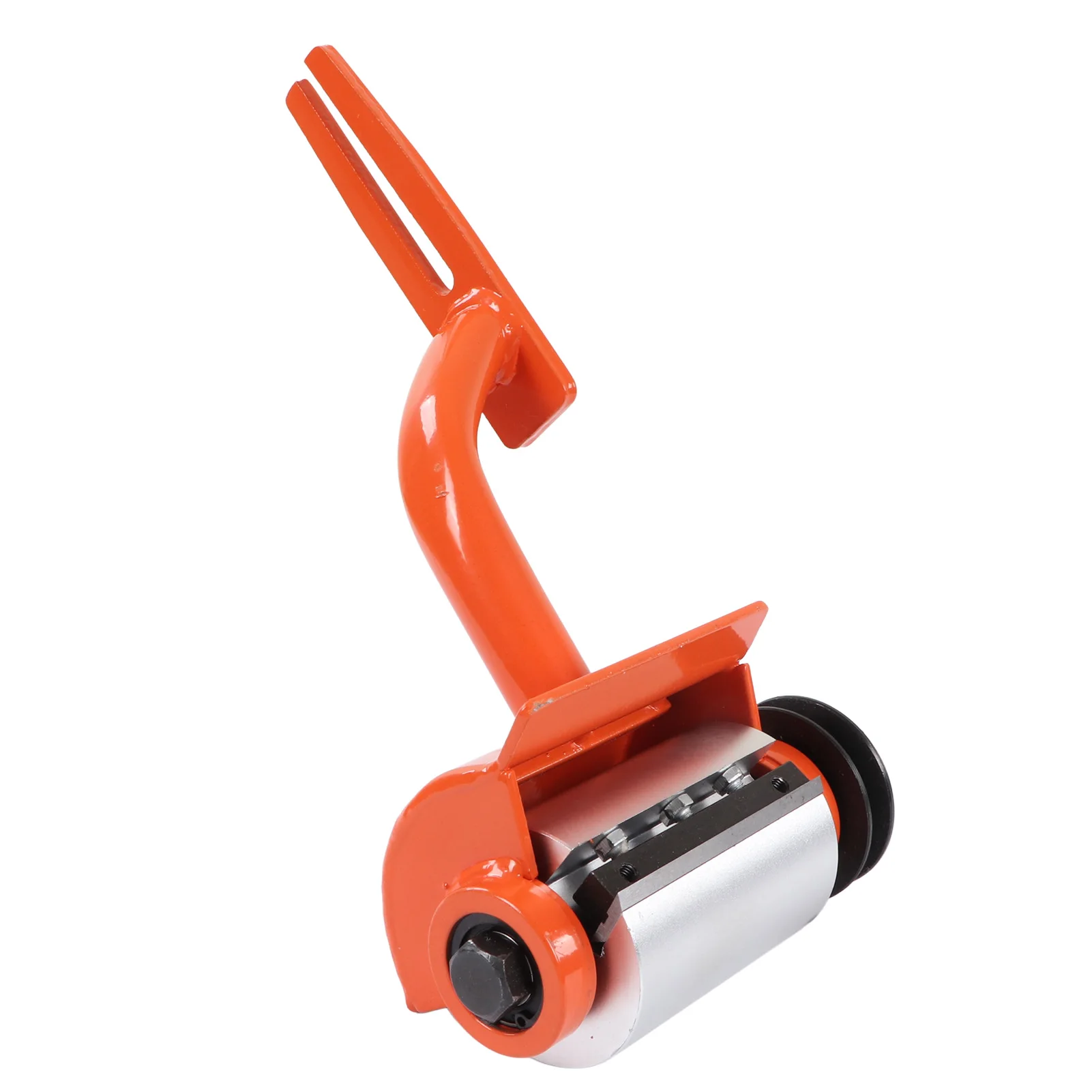 Pelapatate universale in acciaio Debarker Accessorio per scalcatura per motosega multifunzionale Strumento per scalcatura del legno con 6 lame allungate