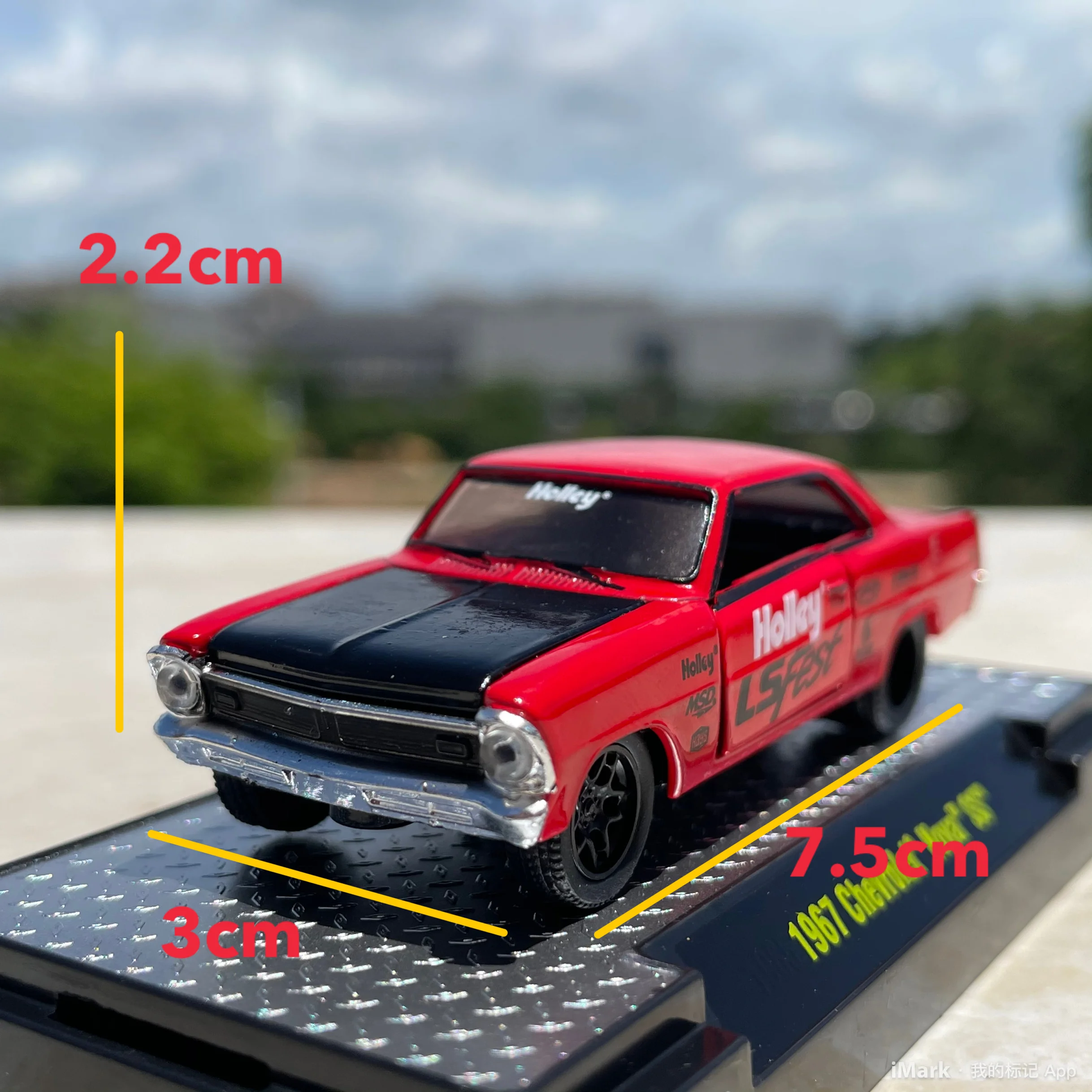 Diecast 1:64 Scale Chevrolet Nova Alloy Car Model Collectible Toy Gift Souvenir Display Ornament