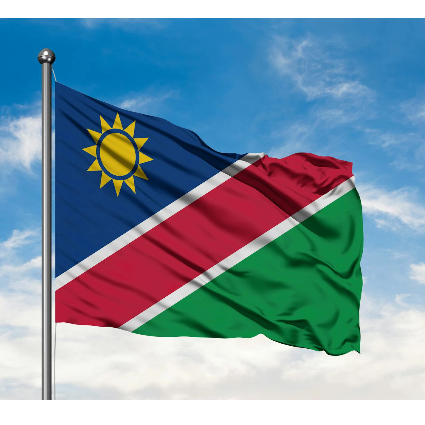 90X150CM 3x5ft Namibia Flag Flying Hanging Namibian National Flags  For Decoration