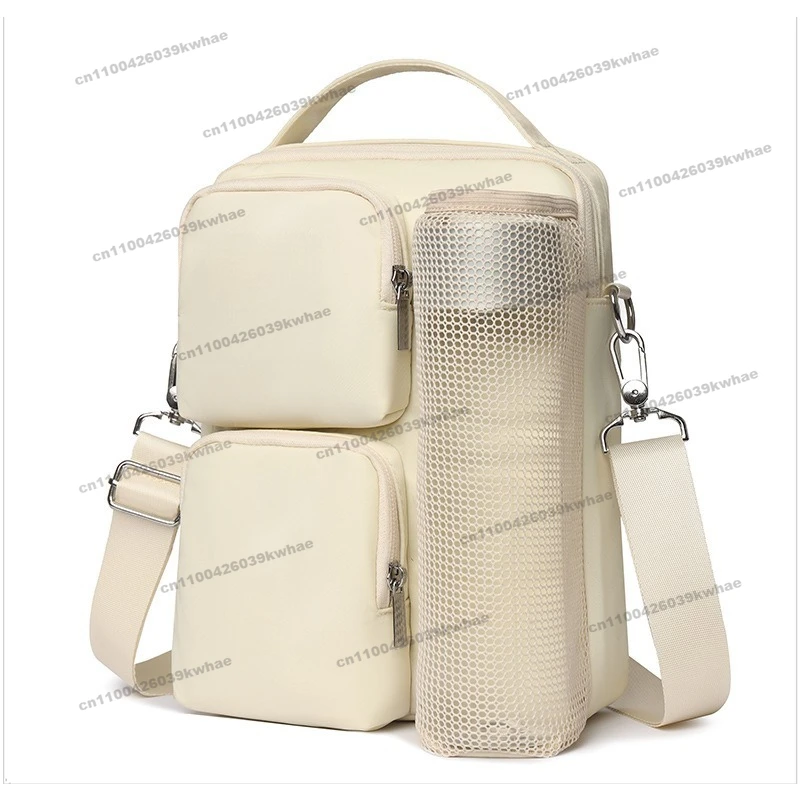 Large-capacity Short-trip Shoulder Bag, Light and Simple, Wear-resistant Waterproof Backpack, Multi-compartment.
