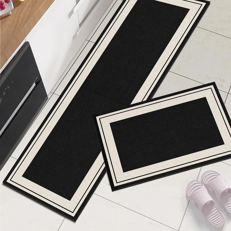 

HNC36Retro Vintage Kitchen Mat Foot Mats Non-Slip Diotomite Bathroom Rugs Carpet For Living Room Absorbent Laundry Rug Doorm4Mb