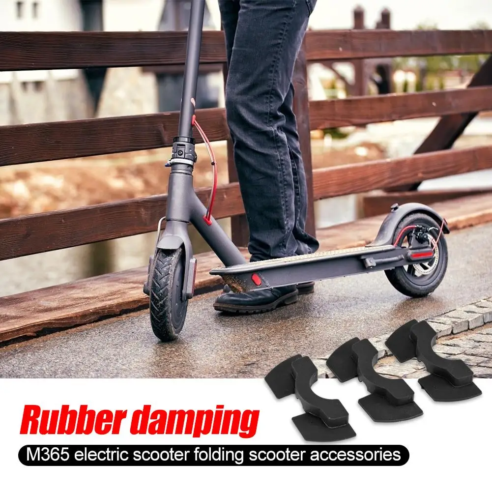 3/6PCS Electric Scooter Damping Rubber Shock Absorber Vibration Damper for Xiaomi Mijia M365 Rubber Pad Fold Cushion Accessories