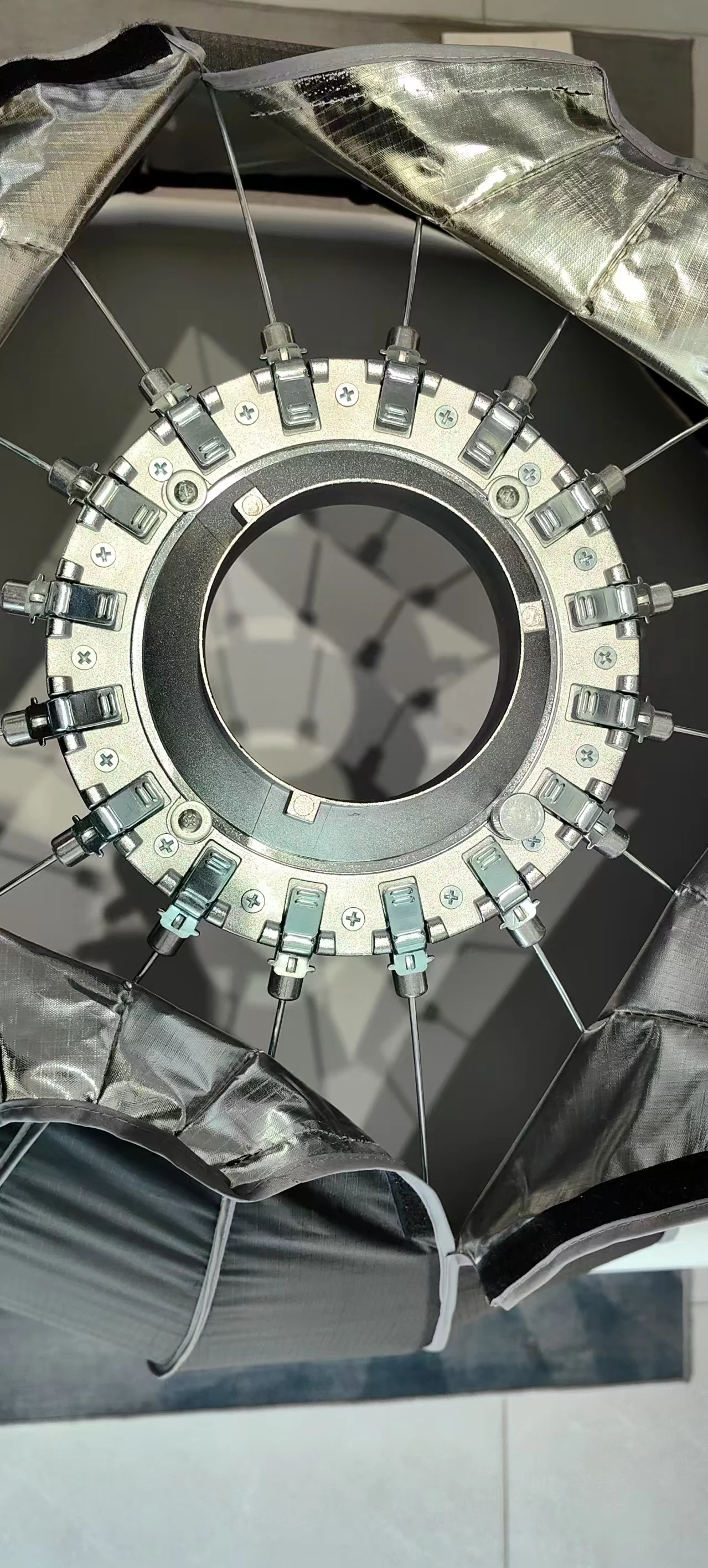 Softbox profondo parabolico a 16 facce a sgancio rapido da 90 cm 120 cm + griglia a nido d'ape con supporto Bowens per lampada flash da studio fotografico