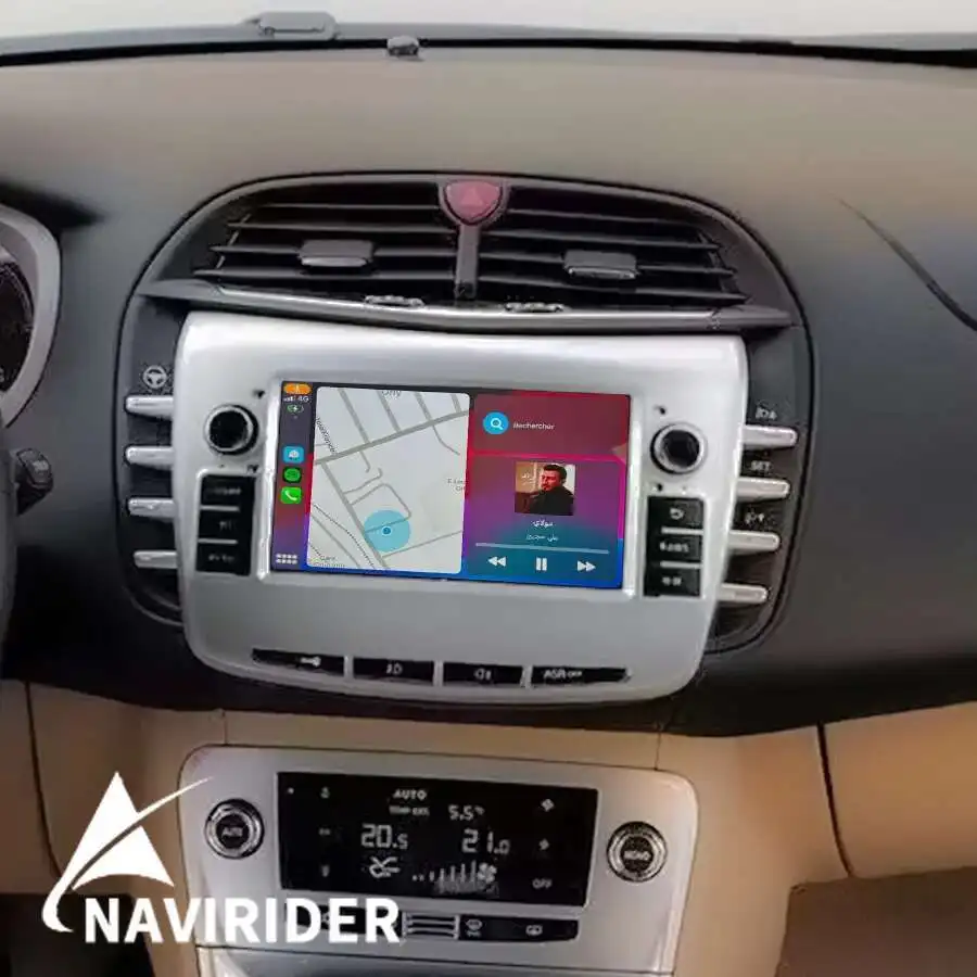AI Voice Control Car Radio Android 15 Screen For Lancia Delta 2009-2019 Carplay Multimedia Video Player Stereo GPS Navigation