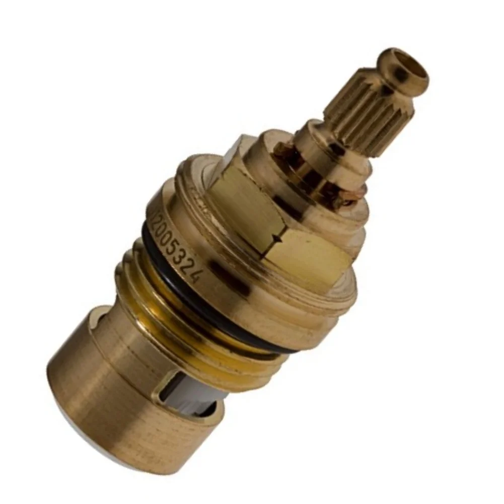 RP61824 Faucet Cartridge Compatible with Various Faucet Brands Easy DIY Installation Brass + Rubber Seal 7x7x5cm