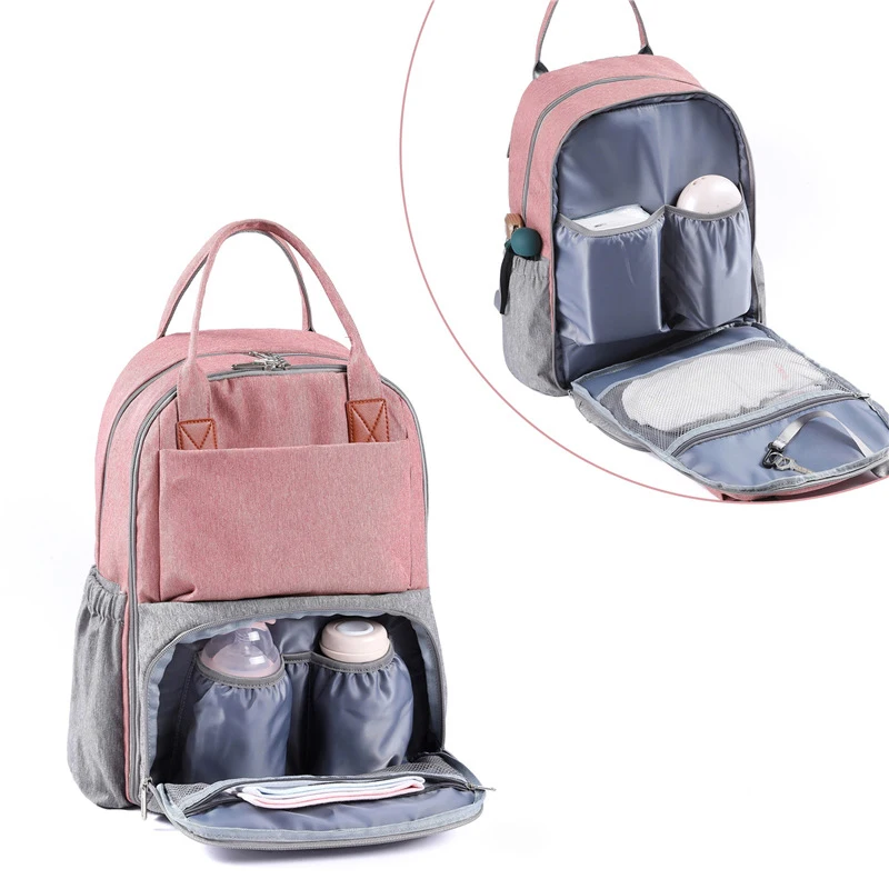 Fashion Mummy Maternity Nappy Bag Large Capacity Nappy Bag Travel Backpack Nursing Bag for Baby Care Women's Fashion Bag