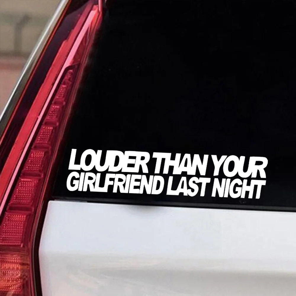 20x4cm Funny Sticker with the Text - 