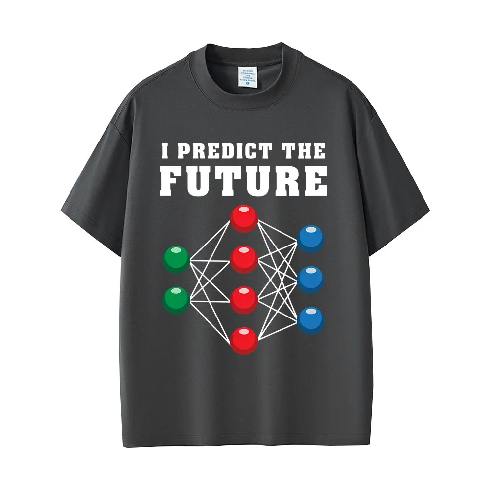 Ohm's Law Ohm Electronic Funny Meme T-shirt Electrical Engineer I Predict The Future Print T Shirt Men Casual Oversized T-shirts