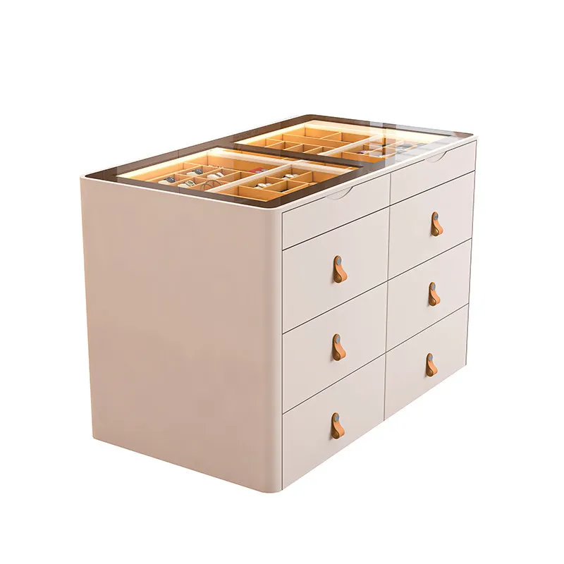 LH simple light luxury cloakroom Nakajidai home jewelry storage cabinet display cabinet