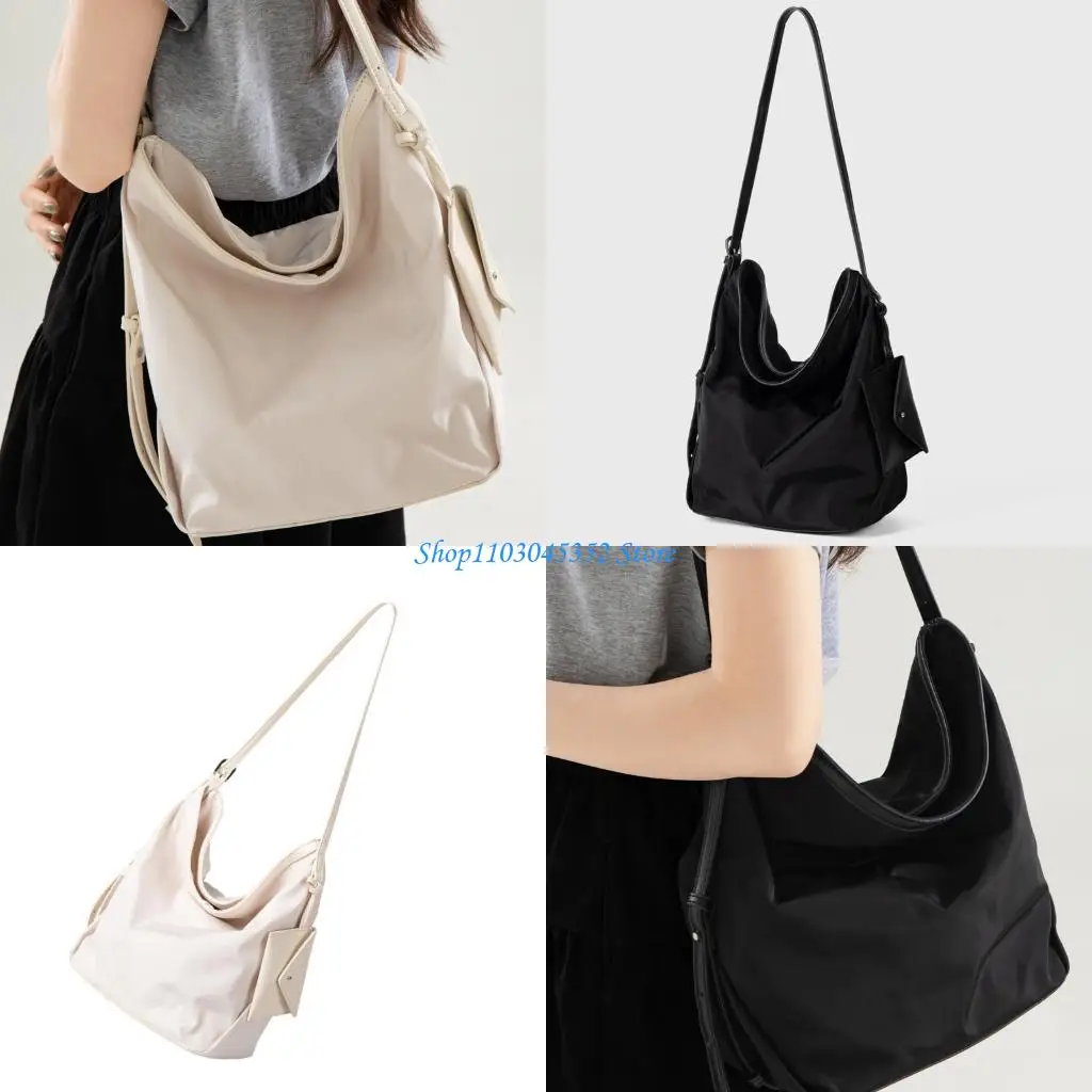 

Practical Commuting Shoulder Bag Nylon Underarm Bags Adjustable Strap for Women
